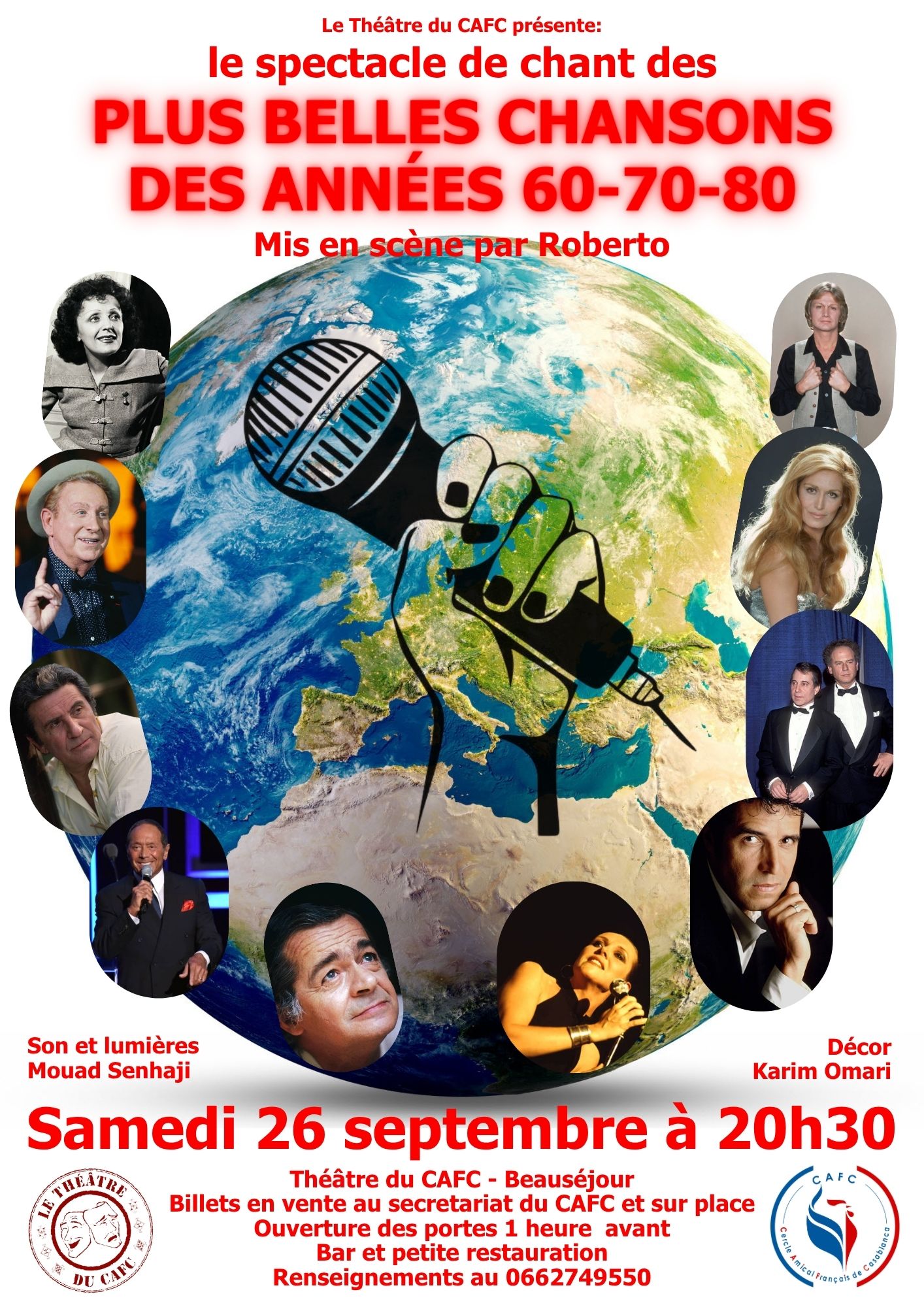 Les plus belles chansons des années 60, 70, 80